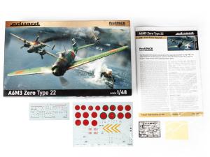 EDUARD MAQUETTE AVION 82214 A6M3 ZERO TYPE 22 PROFIPACK EDITION 1/48
