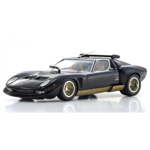 Kyosho Diecast Lamborghini Miura SVR 1970 Noir et Or 1/43 KS03203BKG