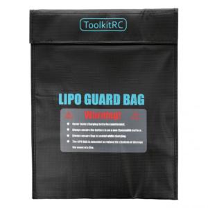 Sac de protection lipo Taille L (230x300mm) Noir