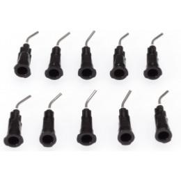 RUDDOG Aiguilles médium courbes pour colle Cyano (10pcs)