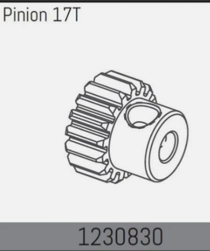 ABSIMA Pignon de Moteur 17Z/1230830