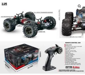 Absima VOITURE RC SPIRIT 1:16 4WD MONSTER TRUCK BLEU-NOIR ABSIMA 16002