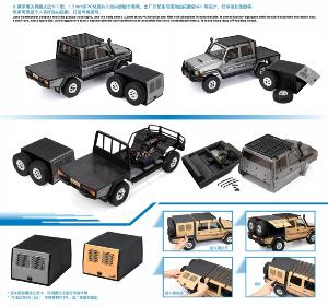 RGT 1/10 Land Commander LC79 Rock Crawler RTR Gris EX86160GR (Précommande)