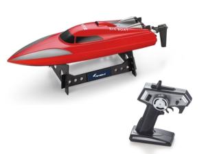 AMEWI 26069 Speedboot 7012 Mono rouge 2,4GHz RTR - 25km/h