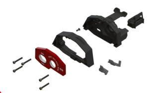 Ensemble de pièces en plastique de différentiel central - ARA311169