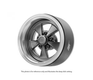 BOOM RACING Jantes ProBuild™ 1,9"Beadlock (2pcs) Gris anthracite BRPB100GMGM