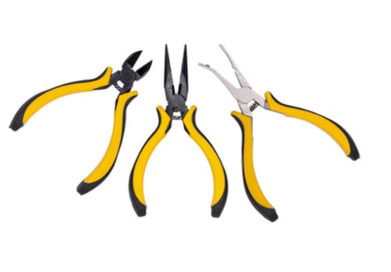 Hobbytech set de 3 pinces pour le modélisme rc HTR-405