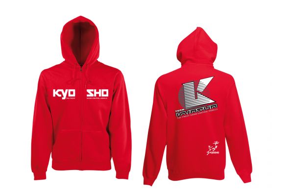 Kyosho Sweat Capuche Zippe 2022 Rouge (XL)