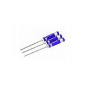 SET D ALESOIR D AXE DE TRIANGLE 3.0 3.5 ET 4.0 x 120MM