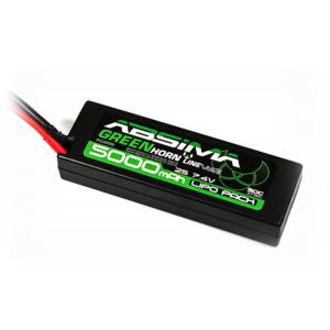 Absima Batterie Lipo 2S 7.4V 5000mah 50c Dean Power Pack Green Horn 4140009