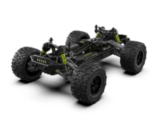 Rlaarlo Omni-Terminator Mini 1:10 Camion Monster RC Brushless RTR Version Carbone - Noir RLA-FA-001574