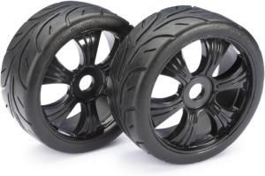 Absima Paire de roues LP Buggy "Street" noir 1/8ème (2pcs) - 2530003