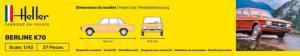 HELLER BERLINE  KIT K70 1/43 56176