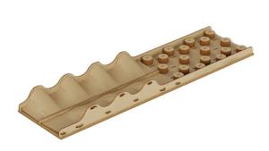 Absima - Obstacle crawler " pilier et vagues " pour 1/18 et 1/24 - 2320203