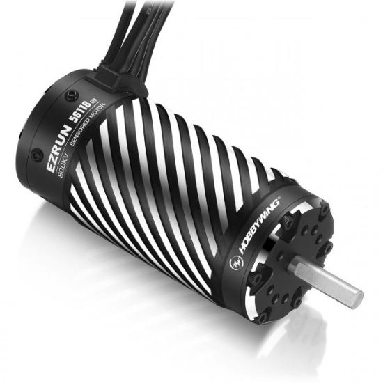 Hobbywing Ezrun SL 56118SD G2 800kV 4pol, axe 8mm pour 1:5