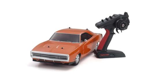 KYOSHO FAZER FZ02 (L) DODGE CHARGER 1970 ORANGE 1:10 READYSET K.34417T1C