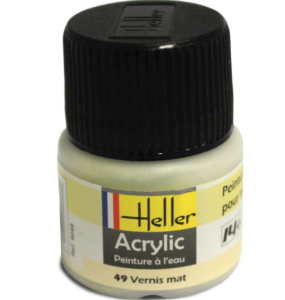Heller Peinture Acrylique  Vernis Mat 12ml 9049
