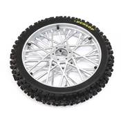Dunlop MX53 Front Tire Mounted Chrome: Promoto-MX