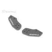 Equerre de direction en carbone Sparko F8 3mm 4 trous (2)