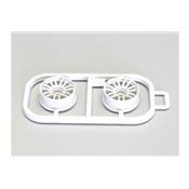 Jantes Kyosho Mini-Z MR03 Etroites-Deport 1.5 (2) Blanches