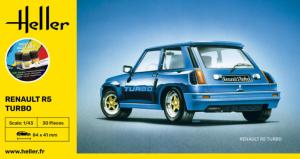 Heller: STARTER KIT Renault R5 Turbo in 1:43 