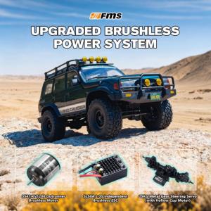 Toyota Land cruiser 80 FCX10 brushless ARTR kit (RS) -Green FMS11042RS