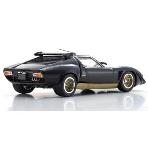 Kyosho Diecast Lamborghini Miura SVR 1970 Noir et Or 1/43 KS03203BKG