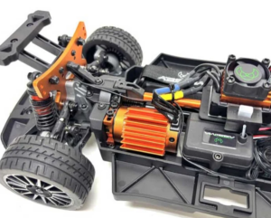 ABSIMA Voiture de rallye 1/12 EP Speed Demon 4WD BL RTR Blanc - 12123