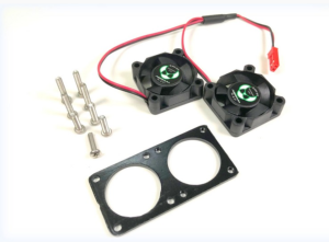 ABSIMA Double ventilateur avec plaque de maintien, 8000 tr / min, 30mm 2110034