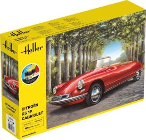 HELLER Starter Kit Citroen DS 19 Cabriolet 1/16 - 56796