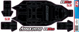 Team Associated - planche adhésive de protection châssis +3mm B6.4 FT 91999