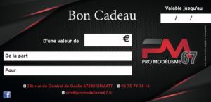 Bon cadeau PM67 d'une valeur de 200€