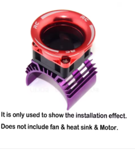 Promodelisme67 cache-ventilateur en aluminium PM-20267