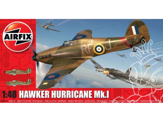 AIRFIX MAQUETTE AVION A05127A HAWKER HURRICANE MK.I 1/48