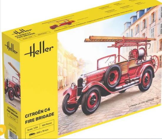 HELLER 80733 | Citroën c4 Pompiers - Échelle 1/24