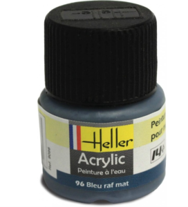 Heller Peinture Acrylique Bleu Raf Mat12 ml 9096