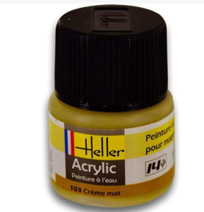 Heller Peinture Acrylique Crème Mat 12 ml 9103