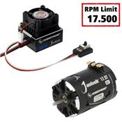 Hobbywing Justock Combo G2.1 17.5 Turn avec limite 17.500 trs/min