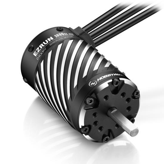 Hobbywing Ezrun 5690SL G2 2400kV 4pol, axe de 8mm échelle 1:6 