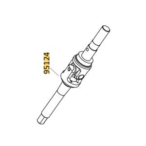 Cross RC TL4 : front axle CVD CR097401354
