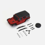 Carrosserie Jeep Wrangler Rubicon Rouge Mini-Z 4X4 MX01