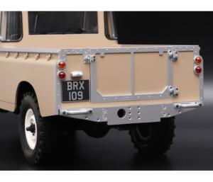 Pare-chocs arrière en aluminium noir BOOM RACING BRX020109R