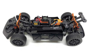 ABSIMA Voiture de rallye 1/12 EP Speed Demon 4WD BL RTR rouge - 12122