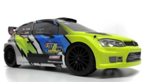 ABSIMA Voiture de rallye 1/12 EP Speed Demon 4WD BL RTR Blanc - 12123