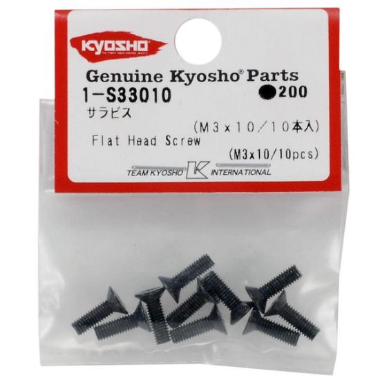VIS METAL M3X10 (10) TETE FRAISEE KYOSHO 1S33010