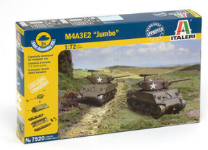 2 tanks M4A3E2 Jumbo 1/72 ITALERI - IT7520