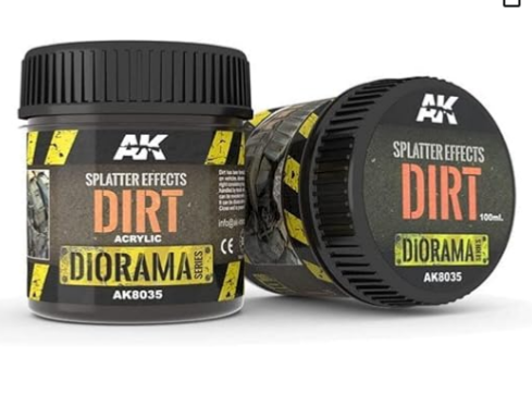 Peinture AK Interactive AK8035 Splatter Effect Dirt