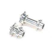 Aluminum Hub Set Machined, Silver : Promoto-MX