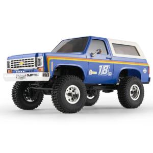 FMS 1/24 Chevrolet K5 blazer FCX24 Pro brushless Crawler RTR kit - Bleu