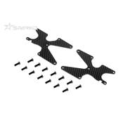 Rigidificateur de triangle inférieur arrière 2,0 mm G+D Sparko F8